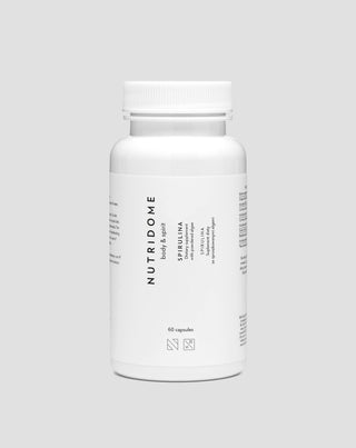 Spirulina tabletten met zeealgen om het lichaam te reinigen, Nutridome 60 capsules - 1