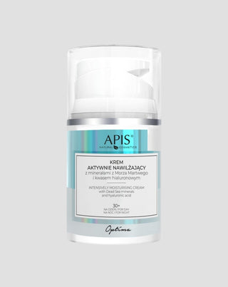 Actieve hydraterende crème met mineralen uit de Dode Zee en hyaluronzuur, dag en nacht 30+ Optima Apis - 1