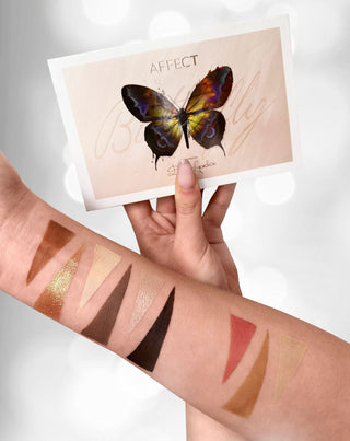 Butterfly Makeup-palet van blushes en bronzers van Affect Professional Cosmetics - 2