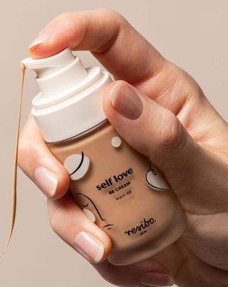 Natuurlijke en ecologische BB-crème Self Love voor het gezicht in de tint Natuurlijk Beige 30 ml Resibo - 2