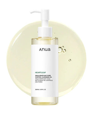 Oczyszczający olejek z pstrolistką sercowatą Heartleaf Pore Control Cleansing Oil ANUA3 - 4
