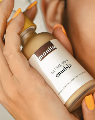 Lichte emulsie voor de vette en gemengde huid met arganolie en niacinamide van Manilu - 4