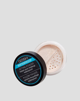 Fixerende losse waterproof poeder transparant met zijdeachtige textuur Gosh - 1