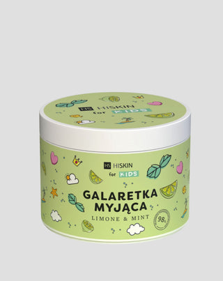 Groene wasgel voor baden voor kinderen sweet lime HiSkin for Kids - 1