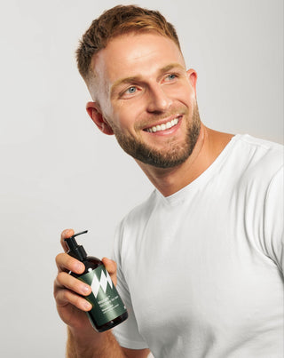 Douche gel voor mannen met aloë vera en sandelhoutgeur van Monolit - 3