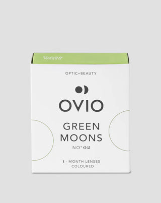 Groene seledijn-mint contactlenzen gekleurd groene manen nr. 2 Ovio - 1
