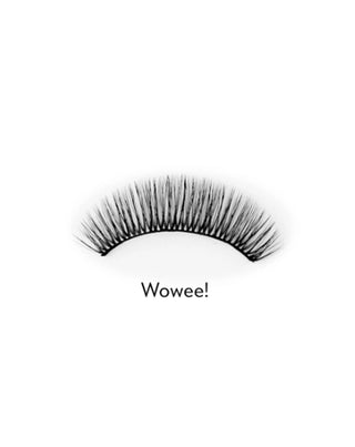 Herbruikbare 2D kunstwimpers op een strip die gemakkelijk aan te brengen zijn, Wowee! Bamm!Lashes - 2