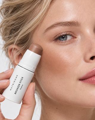 Bronzer in stickvorm voor het gezicht natuurlijk zongebruind effect en precieze contourering Praline Nutridome - 4
