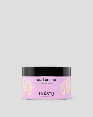Twisty Krulcrème, activator voor natuurlijke krullen voor krullend en pluizig haar, mini-versie, 100 ml - 1