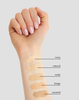 Nutridome lichte, goed dekkende, matterende foundation voor 12 uur lang, geschikt voor een lichte teint, 02 Naturel - 3