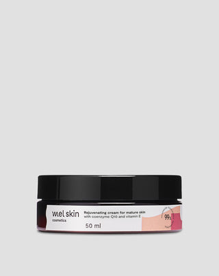 Odmładzający krem do cery dojrzałej z koenzymem Q10 i witaminą E Mel Skin - 1