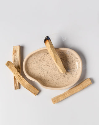 Keramische handgemaakte basis voor Palo Santo van Kukka - 2