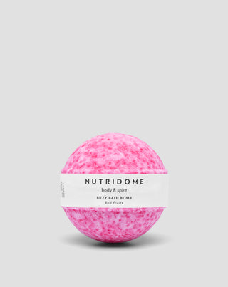 Nutridome huidhydraterende bruisbadbal met voedende oliën Rode vruchten - 3