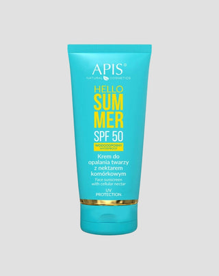 Krem do opalania twarzy z nektarem komórkowym SPF 50 Hello Summer Apis - 1