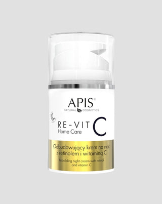 Odbudowujący krem na noc z retinolem i witaminą C Re-Vit C Home Care Apis - 1
