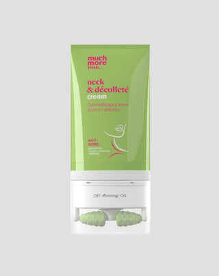 Verjongende crème voor de hals en decolleté met algen en groene matcha-thee van Much More Than - 1