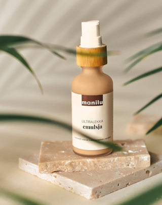 Lichte emulsie voor de vette en gemengde huid met arganolie en niacinamide van Manilu - 2