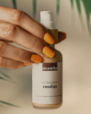 Lichte emulsie voor de vette en gemengde huid met arganolie en niacinamide van Manilu - 3