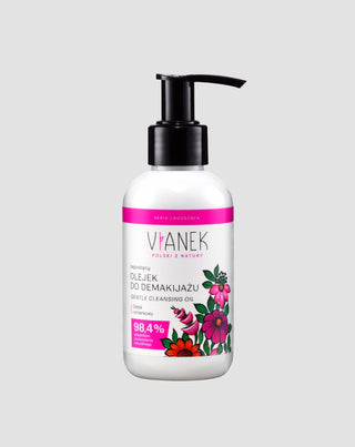 Verzachtende oog-, gezichts- en lipmake-up remover met kamillemaceraat Vianek - 1
