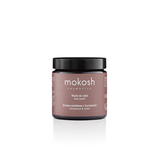 Sandelhout body butter met amber en vit. E verzachtende Mokosh