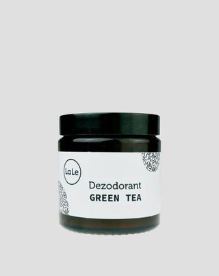 Verfrissende biologische deodorantcrème met zuiveringszout Green Tea La-Le