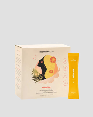 Collageen om te drinken GlowMe met ananas-mango smaak, Health Labs Care, 30 zakjes - 1