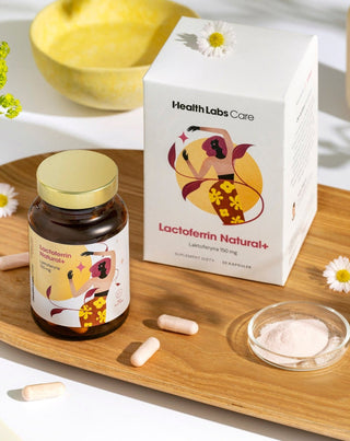 Voedingssupplement met 150 mg lactoferrine uit koemelk Lactoferrin Natural+ Health Labs Care 30 capsules - 2