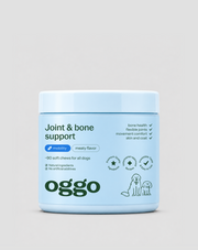 Supplement voor gewrichten en botten bij grote, actieve, oudere honden Joint & Bone Support Oggo 180 g