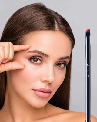 Wenkbrauwkwast met twee uiteinden voor nauwkeurige accentuering van de look, nr. 1 Say Makeup - 2