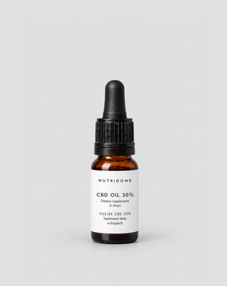 CBD-olie 30% in druppels, broad spectrum zonder THC met CBG en CBN Nutridome - 1