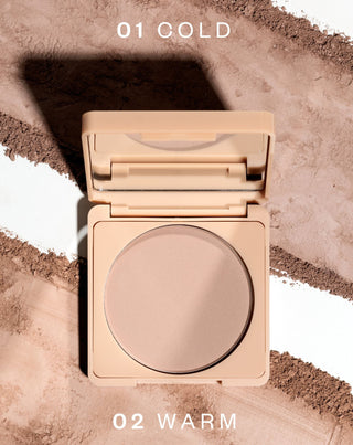Geperste bronzer Selfglow 02 Warm met actieve ingrediënten voor gezichtscontouring Paese