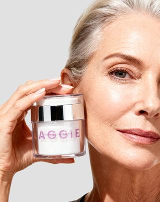 Gezichtsmasker met liftend effect, macadamia-olie en vitamine E voor 50+ huid Aggie - 2