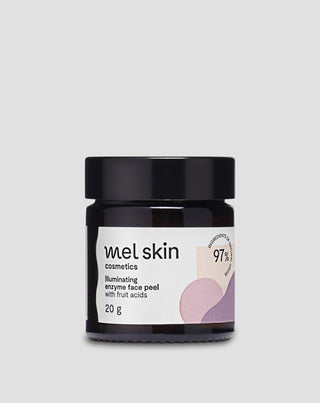 Stralende enzymatische gezichtsscrub met fruitzuren van Mel Skin - 1