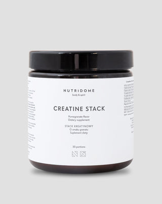 Creatinestack met magnesium, ALA-zuur en taurine voor stabiele energie en vitaliteit Nutridome 300g - 1