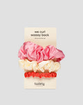 Roze, crème, rood