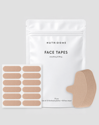 Huidtapes voor het gezicht, gladmakend en liftend 75 stuks Nutridome - 1