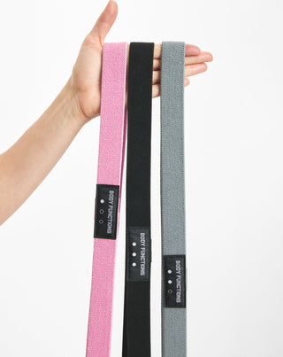 Body Functions 208 cm lange weerstandsbanden voor fitnessoefeningen set van 3 stuks _2 - 2