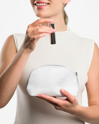 Stijlvolle cosmetische tas voor dames van leer voor make-up, Orphica_2 - 2