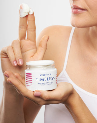 Dagcrème met SPF 20 met drievoudige anti-rimpelwerking Timeless van Orphica Clinic - 2